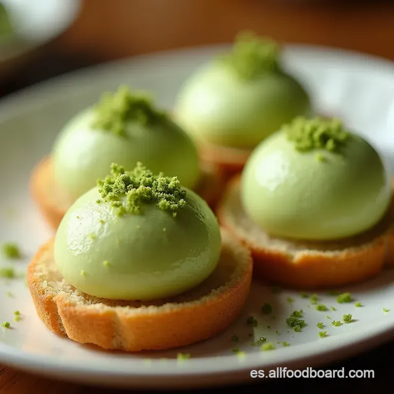Pan de Mochi Crujiente y Masticable con Matcha