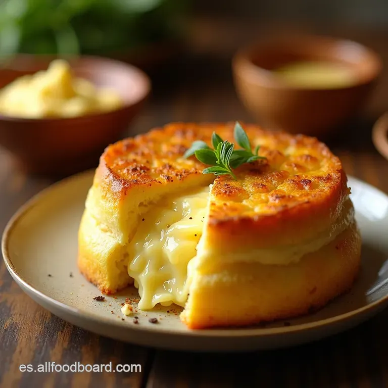 Pan De Queso M&aacute;gico Sin Horno Y Sin Huevos presentation
