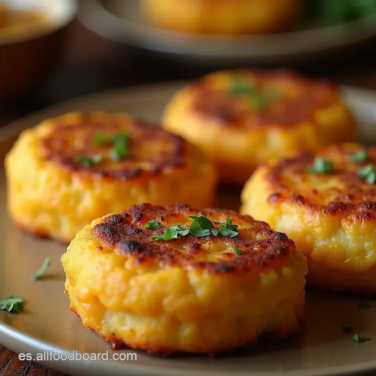 Panqueques De Yuca R&uacute;sticos Suaves Por Dentro Dorados Por Fuera presentation