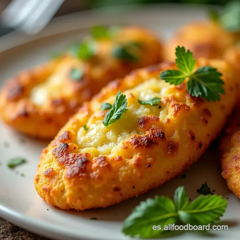 Panqueques de Yuca R&uacute;sticos Suaves por Dentro Dorados por Fuera