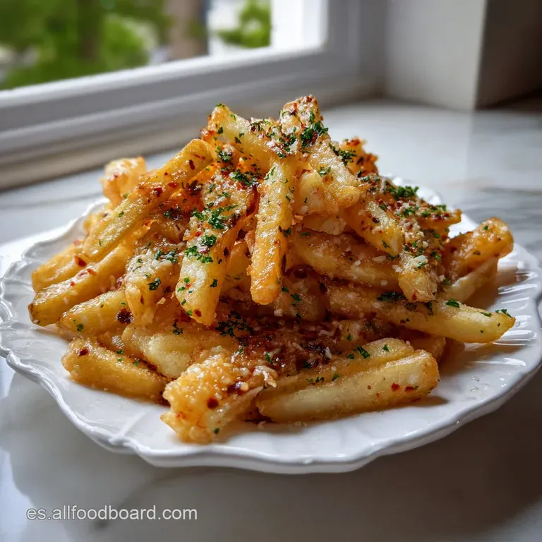Papas fritas con queso parmesano: El Snack Definitivo