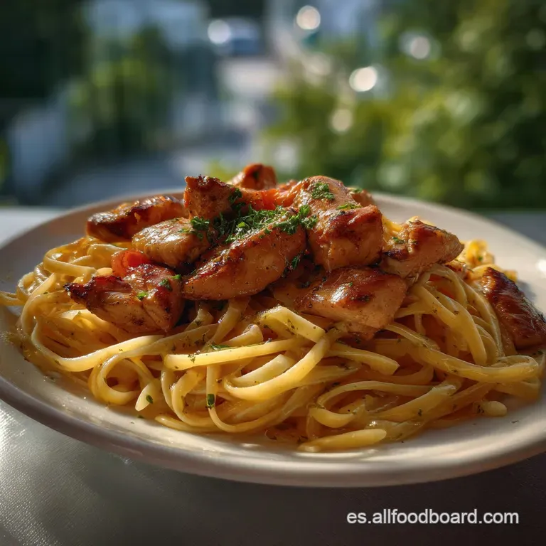 Pasta Cremosa con Pollo: La Receta Aterciopelada