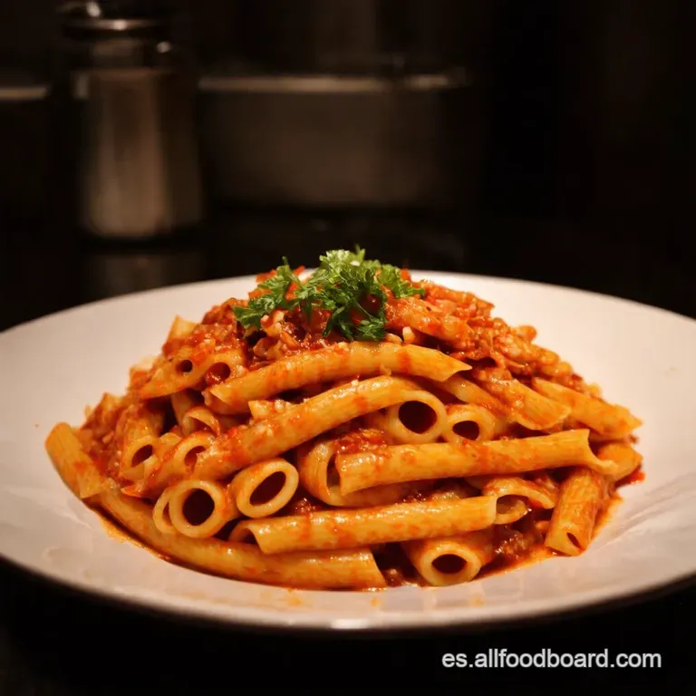 Pasta Picante Coreana Rel&aacute;mpago Gochujang Pasta En 15 Minutos presentation