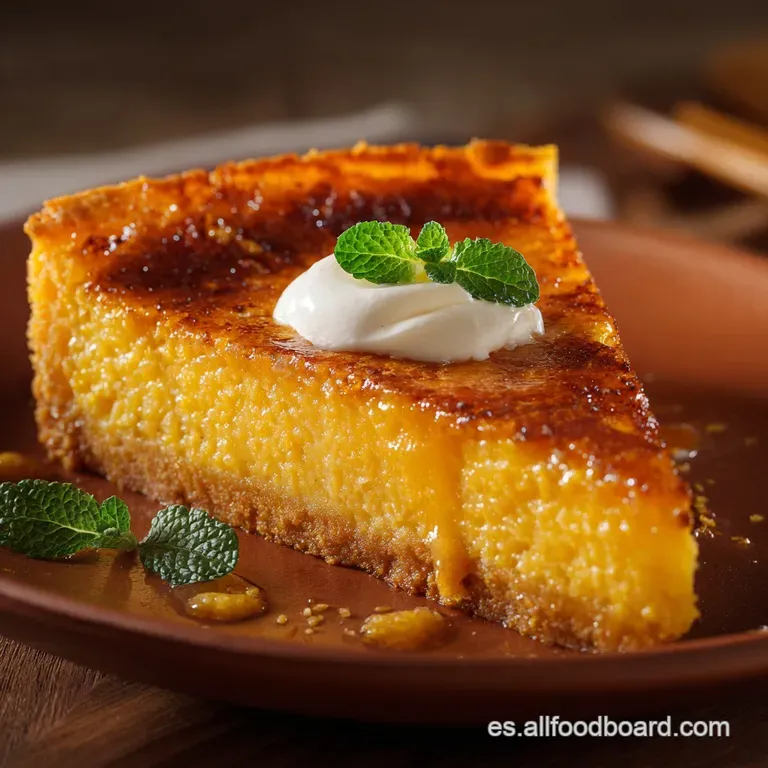 Pastel De Ma&iacute;z Con Curau: El Abrazo De La Abuela Y La Receta M&aacute;s Cremosa presentation