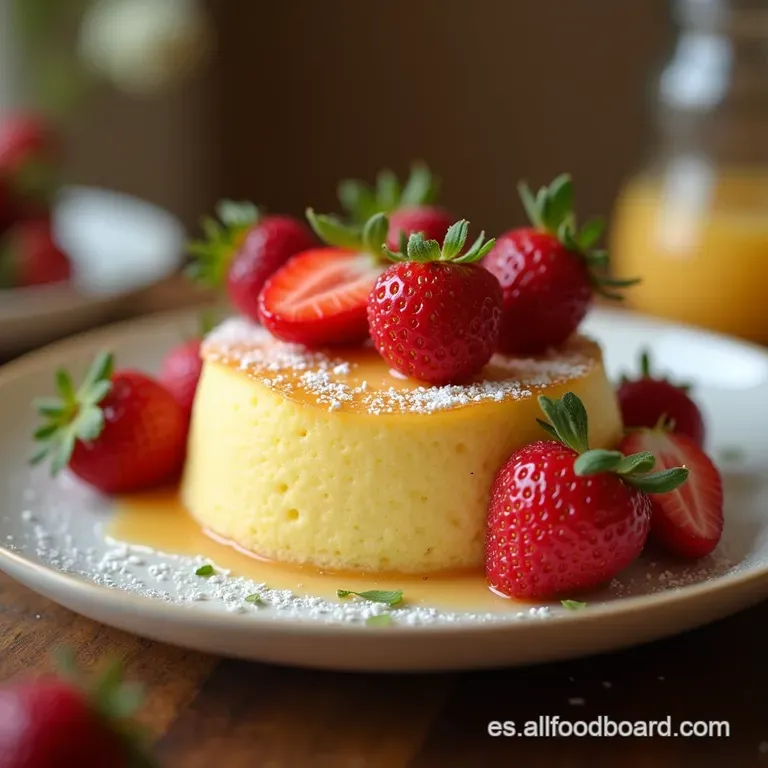 Pastel Nube De Fresa Esponjoso Cremoso Y Con El Sabor De La Primavera presentation