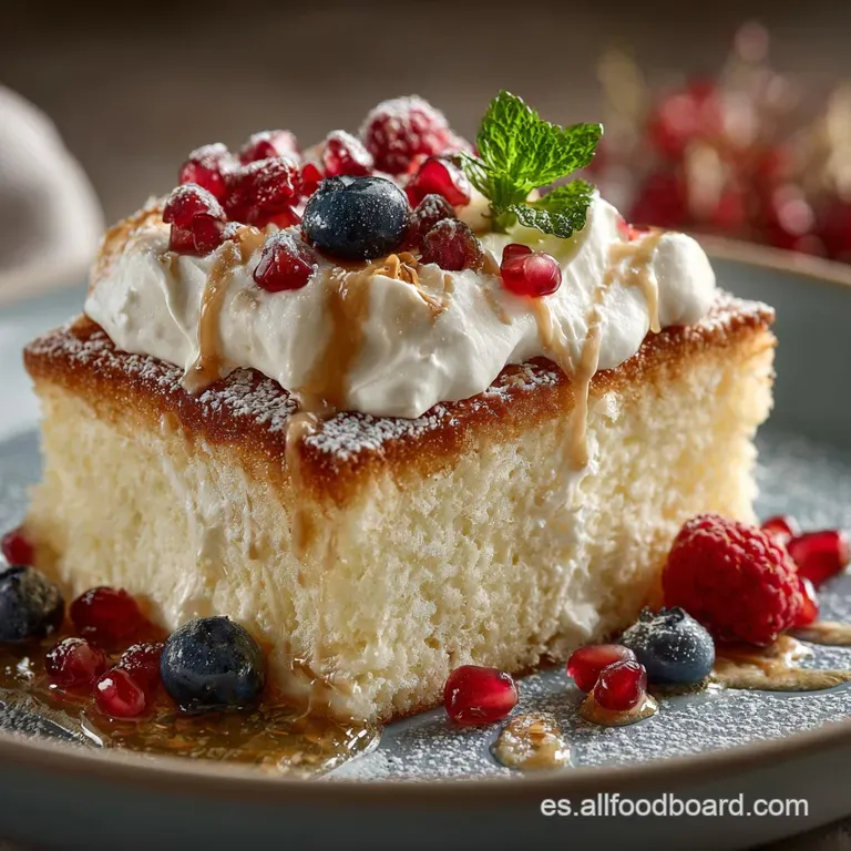 Pastel De Tres Leches Cl&aacute;sico El Secreto Para Una Humedad Perfecta presentation