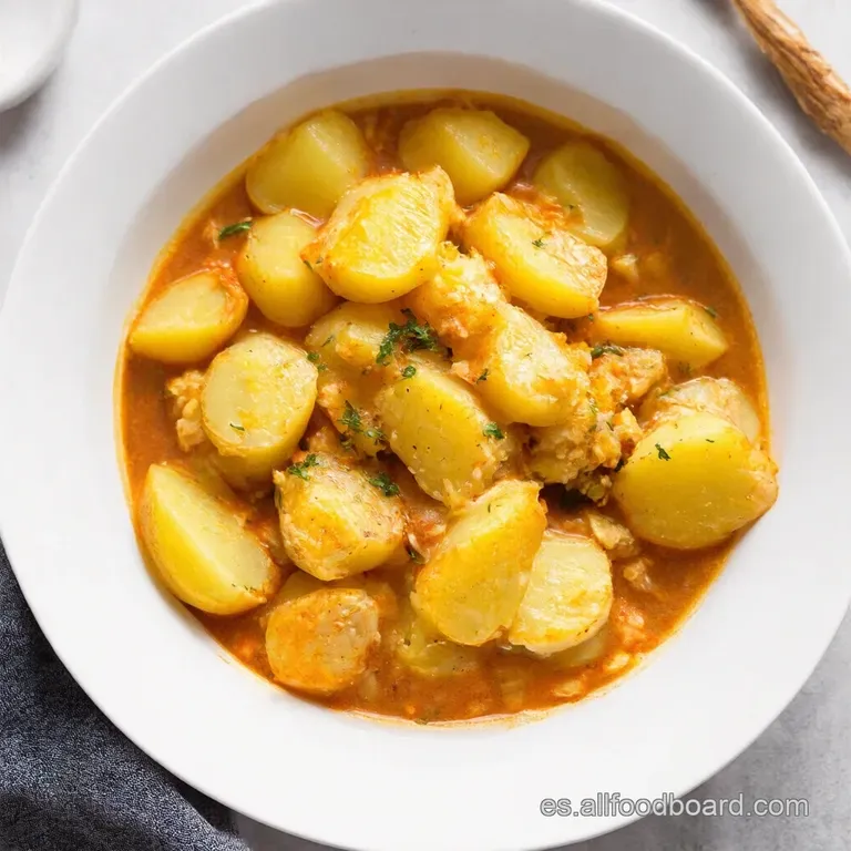 Patatas con Bacalao a la Riojana