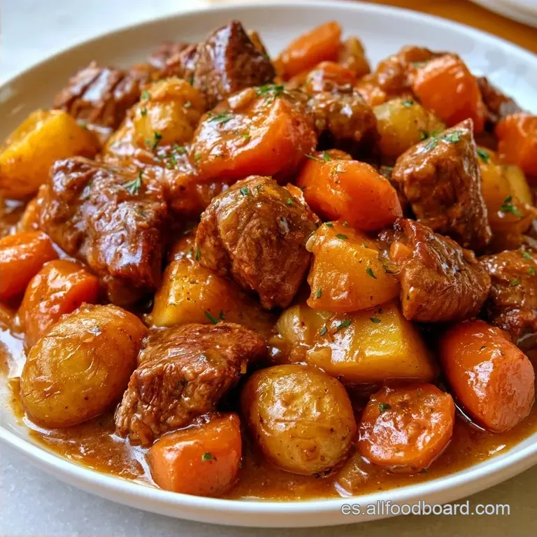 Patatas Guisadas Con Carne: Caldo Meloso
