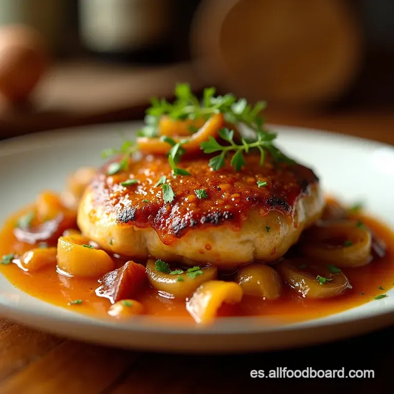 El Cl&aacute;sico Reinventado Perro Caliente Jugoso Con Cebolla Caramelizada Y Crujiente De Tocino presentation