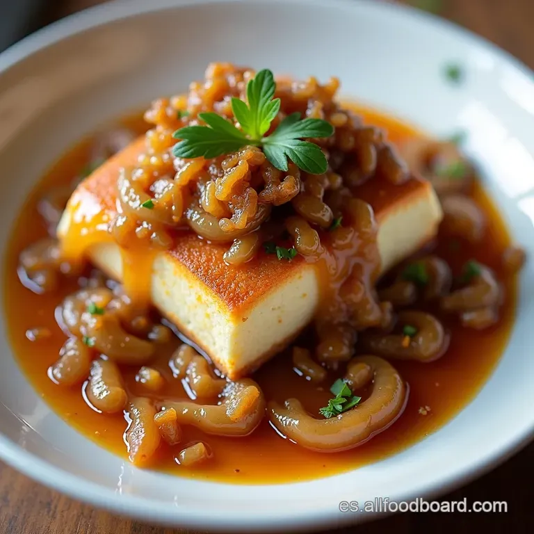El Cl&aacute;sico Reinventado Perro Caliente Jugoso con Cebolla Caramelizada y Crujiente de Tocino