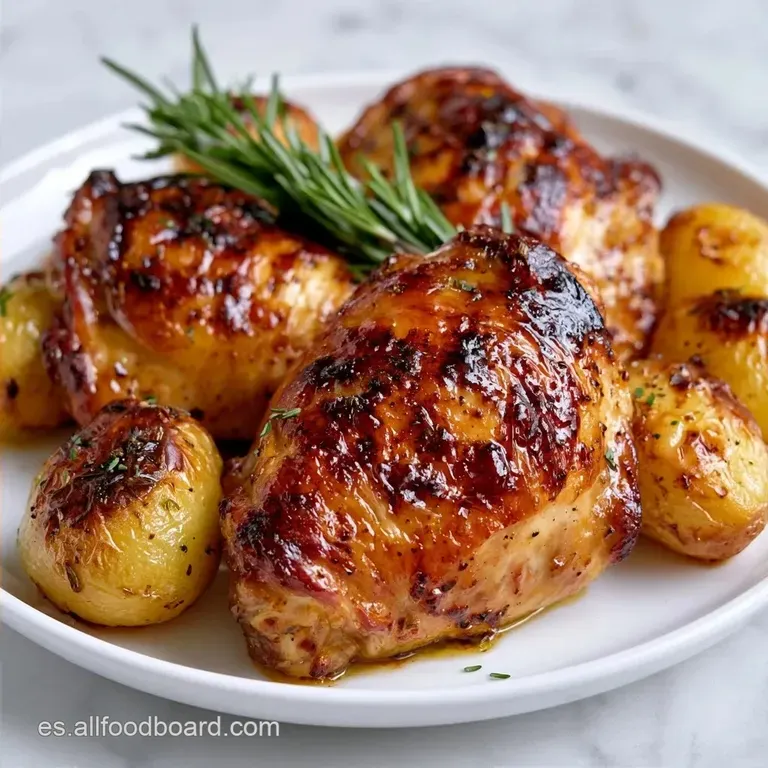 Pollo al Horno Jugoso con Verduras