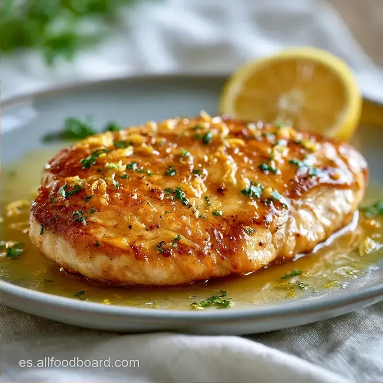 Pollo Al Limón Jugoso en Sartén