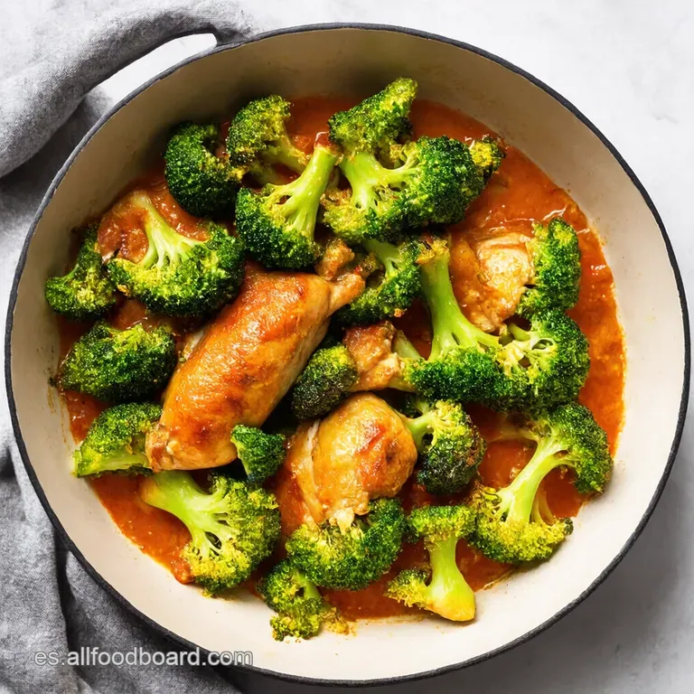 Pollo con Br&oacute;coli Estilo Casero