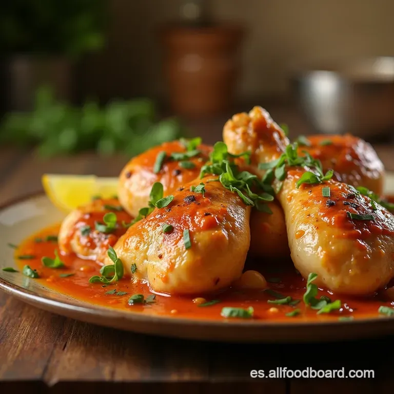 El Abrazo De La Abuela Pollo Cremoso a Las Finas Hierbas Estilo Casero presentation