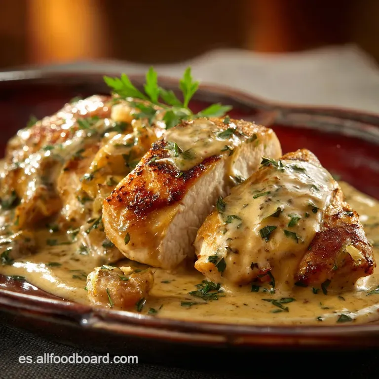 POLLO CREMOSO a la Florentina Cl&aacute;sico: El Secreto de la Salsa de Lujo