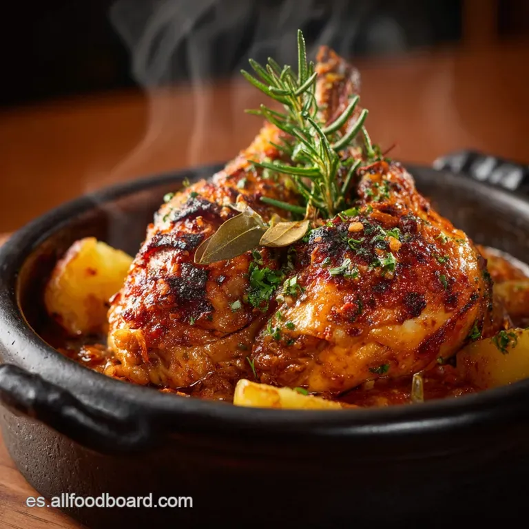 Pollo a La Olla a Presion: Sabor De Guiso Tradicional Listo En 45 Minutos presentation