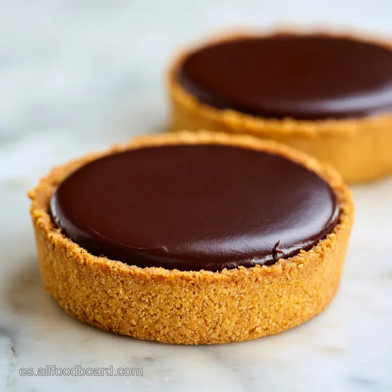 Porci&oacute;n de mousse de chocolate aterciopelada decorada con una hoja de menta fresca y lluvia de cacao en polvo fino.