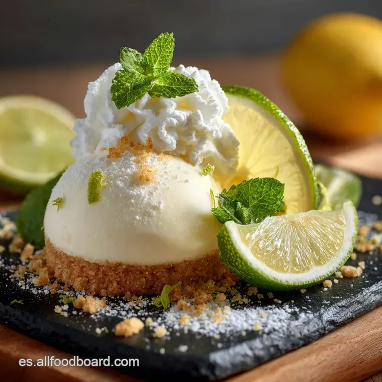 Postre Helado de Lim&oacute;n: El Semifr&iacute;o Cremoso de la Abuela (Sin Horno)