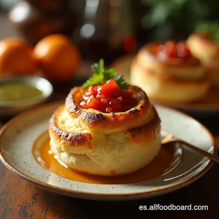 El Tesoro Escondido De La Abuela Pud&iacute;n De Pan Cremoso Con Salsa De Ron Y Pasas presentation