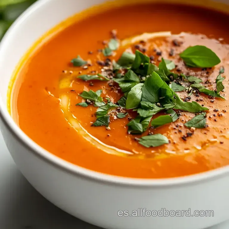 Pur&eacute; De Calabaza Cremoso Con Toque De Nuez Moscada presentation