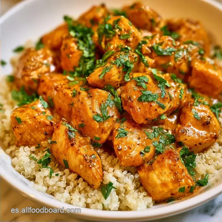 Quinoa Con Pollo Al Curry en 35 Minutos
