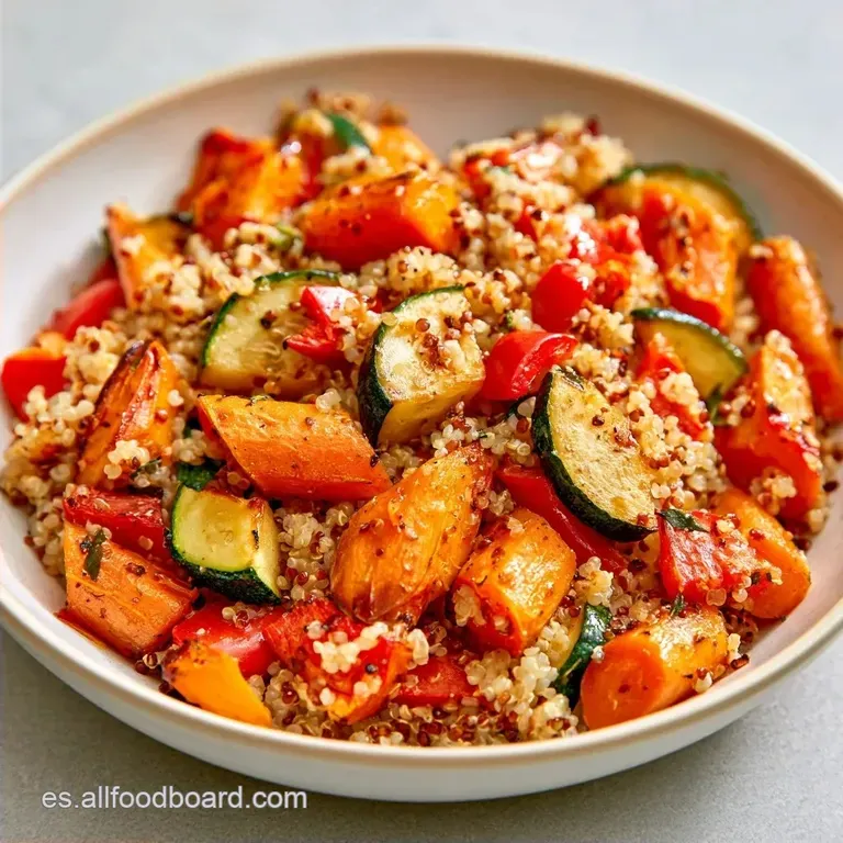 Quinoa Con Verduras Asadas Nutritivas