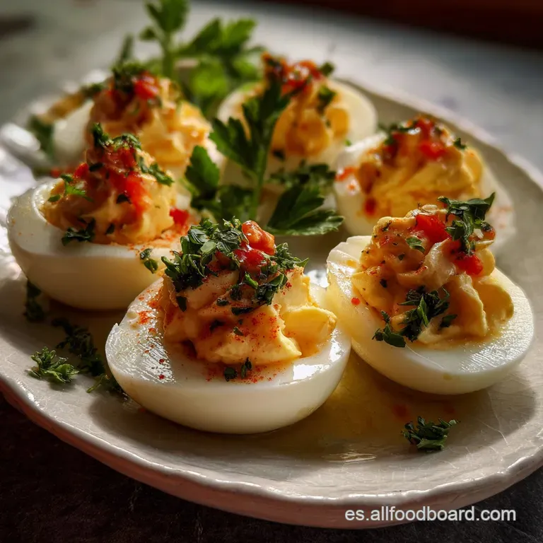 Receta Huevos Rellenos Tradicionales de At&uacute;n