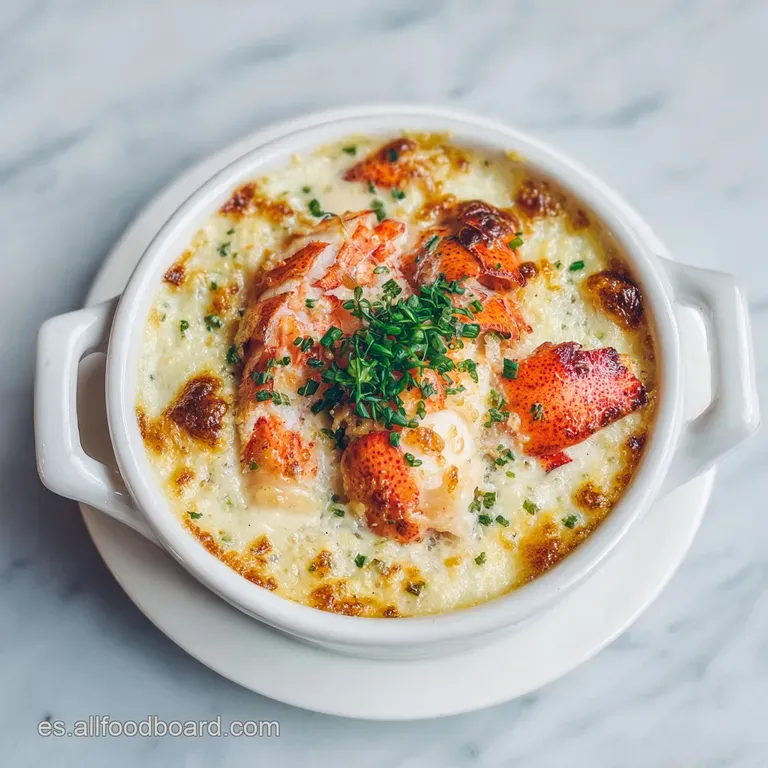 Langosta Thermidor: T&eacute;cnica Francesa y Frescura del Mar