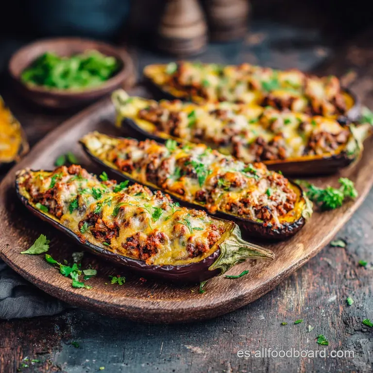 Recetas de Berenjenas Rellenas y Verduras al Horno