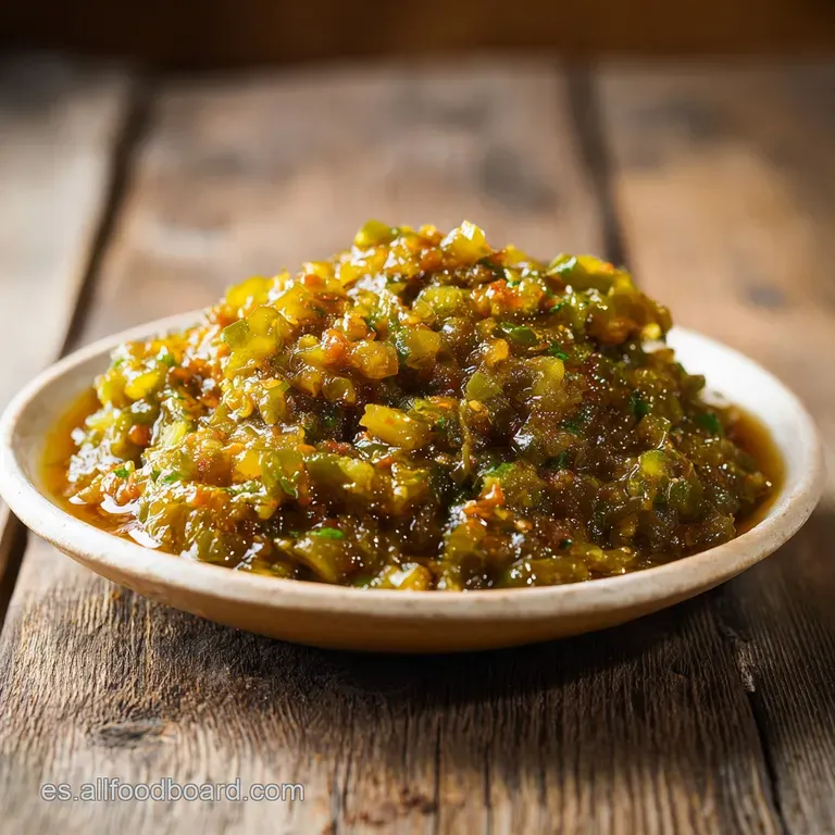 Relish de Pepinillo: Textura Crujiente y Agridulce