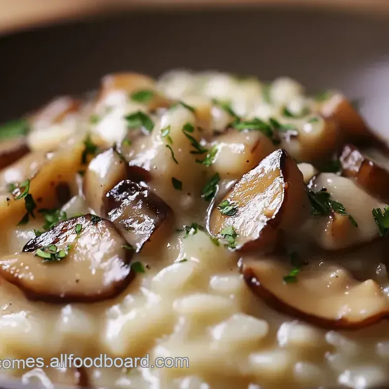 Risotto Meloso de Setas: Un Abrazo C&aacute;lido en Cada Bocado