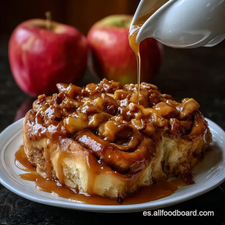 Cinnamon Rolls De Pie De Manzana: H&iacute;brido Perfecto