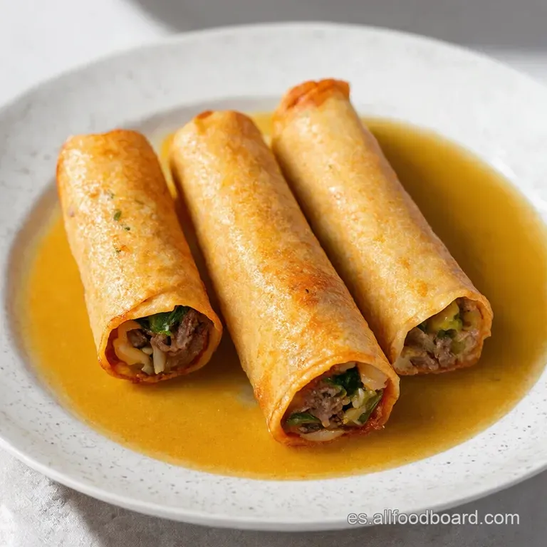 Rollitos de Ternera con Enoki en Salsa Teriyaki