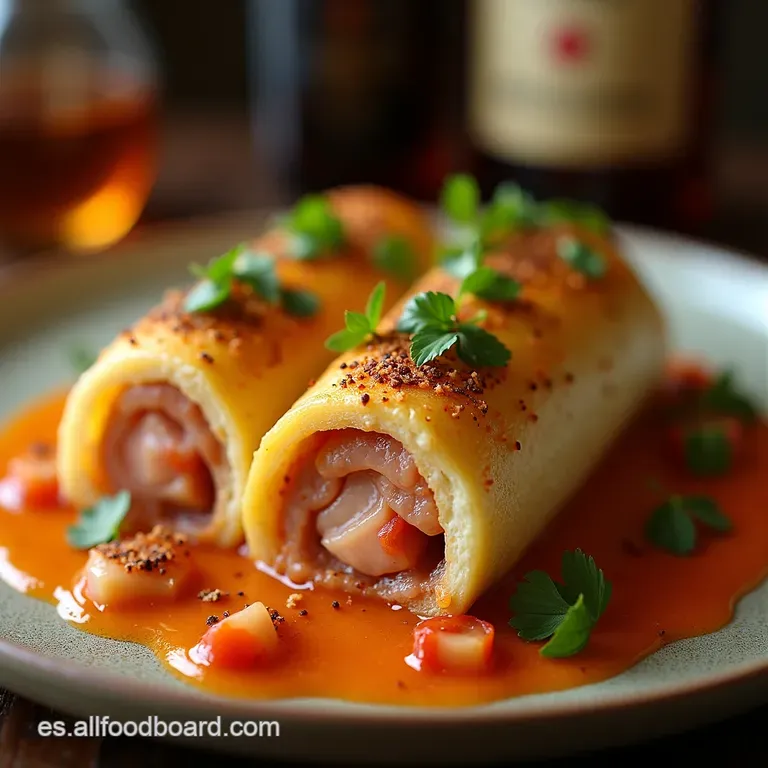 El Tesoro Escondido Rollo De Salchicha Jugoso Y Cremoso Perfecto Para Cualquier Ocasi&oacute;n presentation