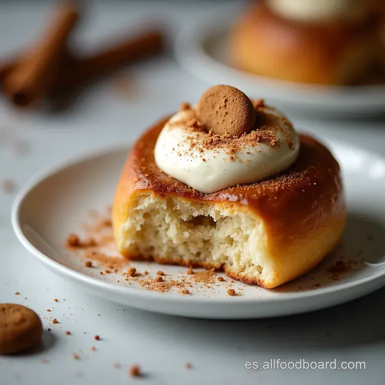 Rolls de Canela y Galletas Cookies and Cream