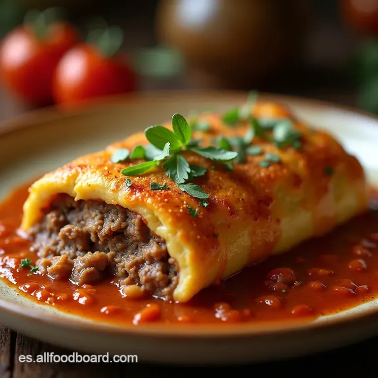 Salado De Carne Molida Cl&aacute;sico El Relleno Jugoso Que Abriga El Alma presentation