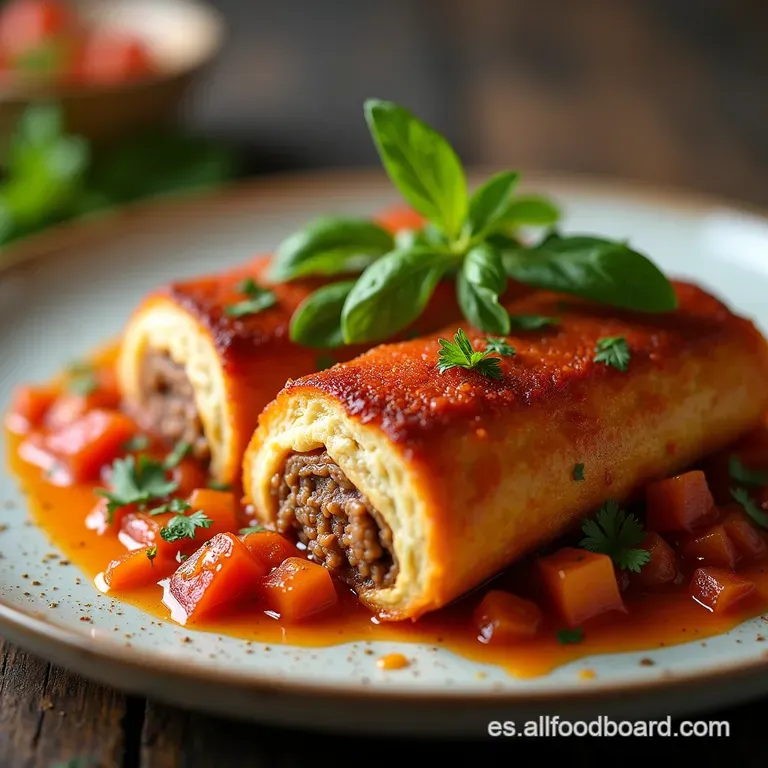 Salado de Carne Molida Cl&aacute;sico El Relleno Jugoso que Abriga el Alma