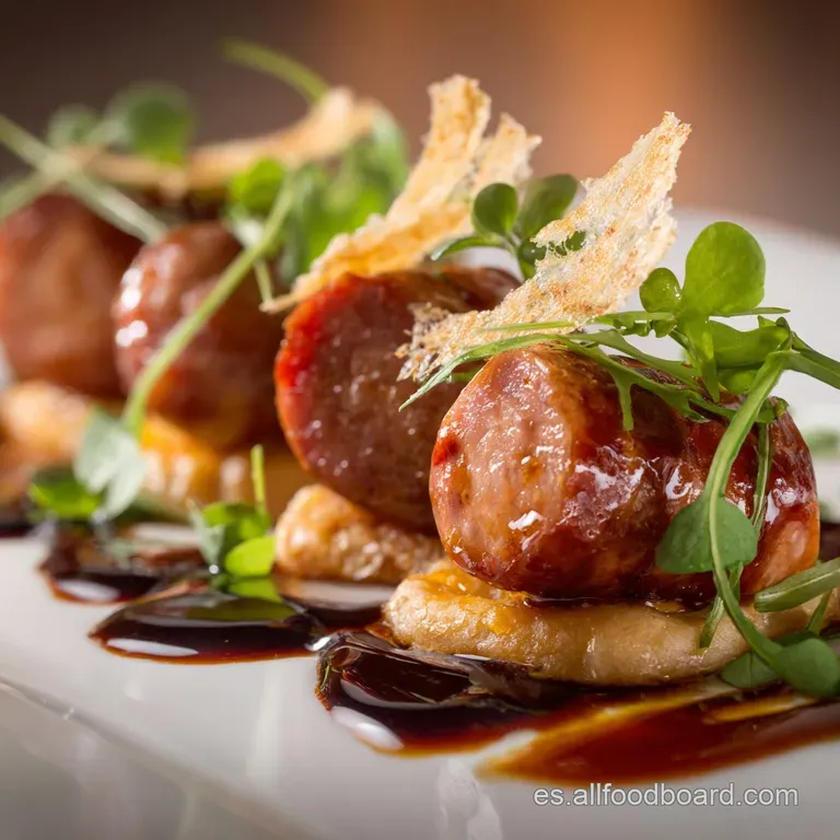 Salado De Salchicha Casero: Rollo Crujiente Con Relleno De Queso presentation