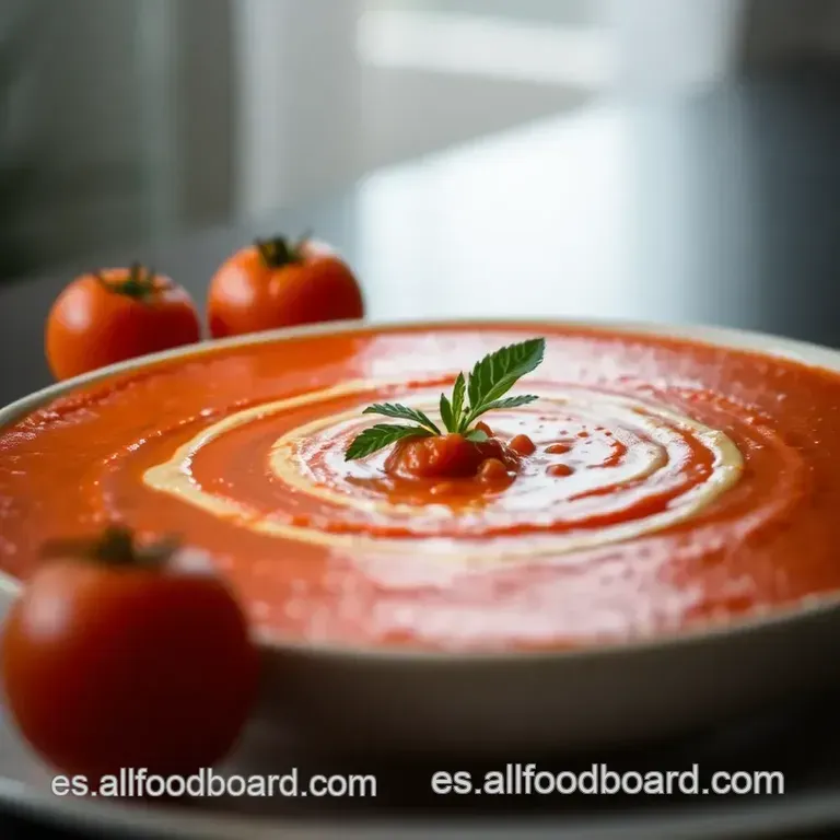 Salmorejo De Remolacha Y Manzana presentation