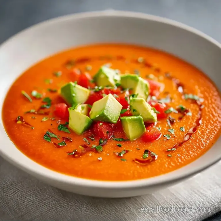 Salmorejo Saludable Sin Pan: Textura Sedosa