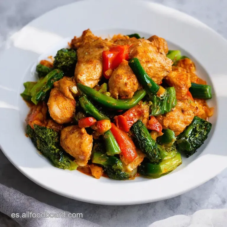 Salteado de Pollo y Verduras al Wok Express