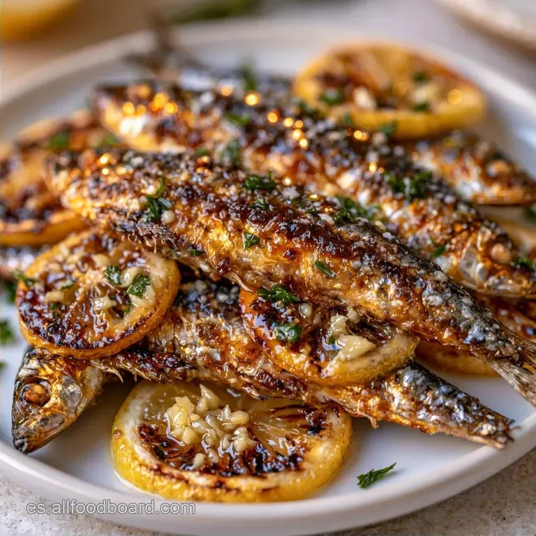 Sardinas Al Horno Con Limón Jugosas