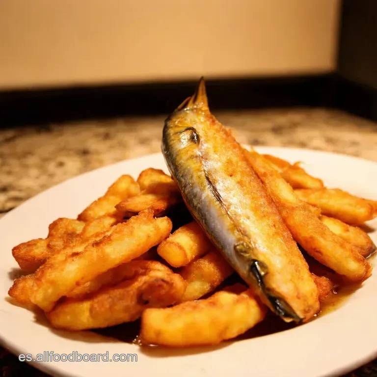Sardinas Fritas a La Andaluza presentation
