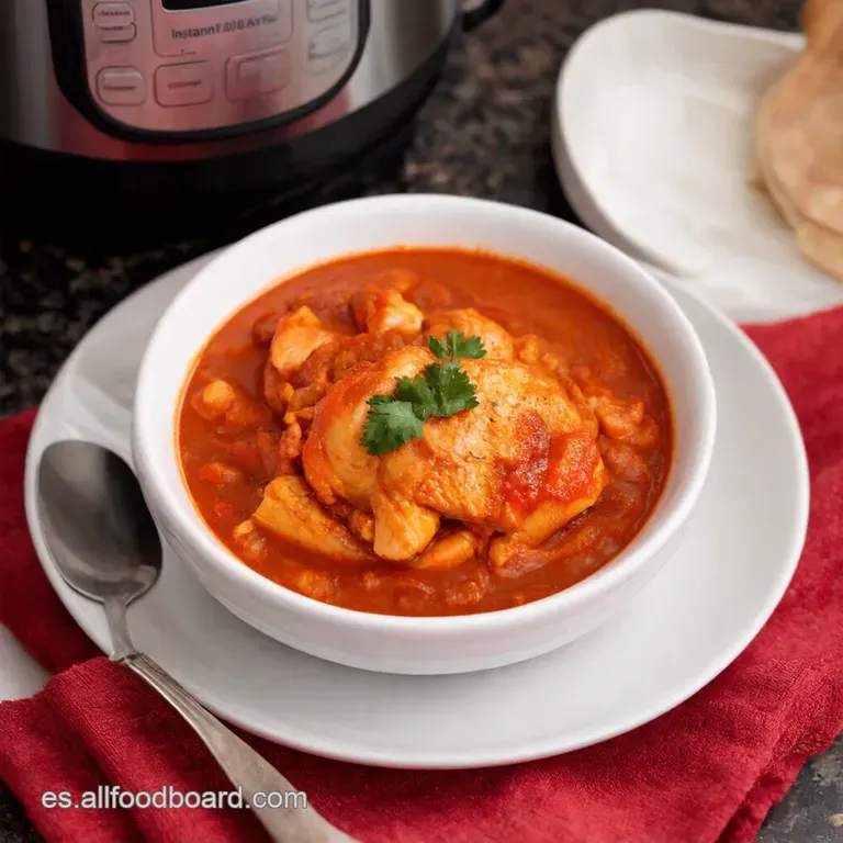 Sopa De Pollo Express Instant Pot Noodle Soup presentation