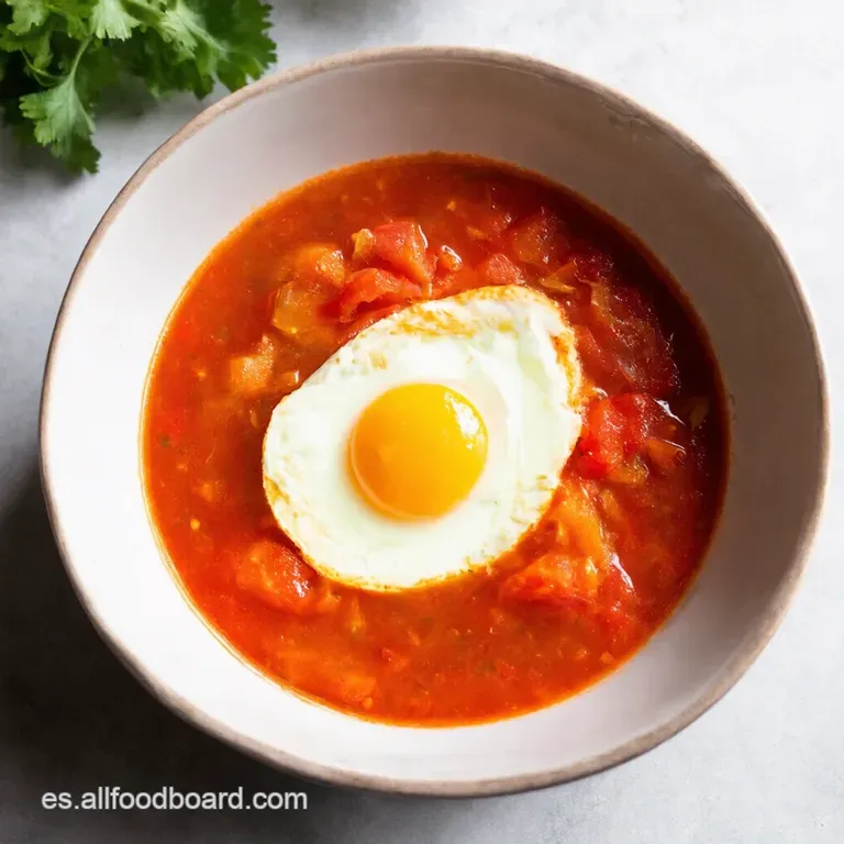 Sopa de Tomate y Huevo Levanta Muertos Estilo Asi&aacute;tico