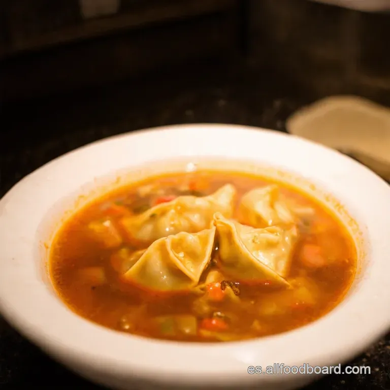 Sopa De Wonton Casera Al Estilo Hong Kong presentation