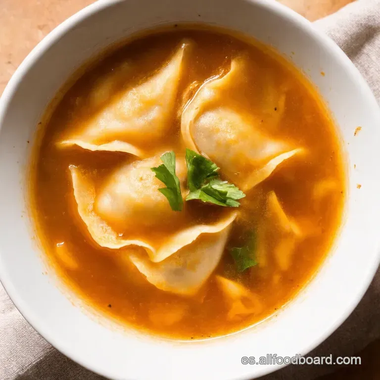 Sopa de Wonton Casera al Estilo Hong Kong
