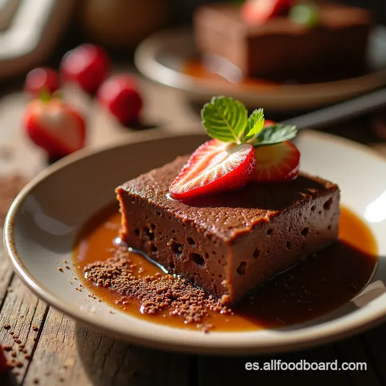 Sufl&eacute; De Chocolate Cl&aacute;sico presentation