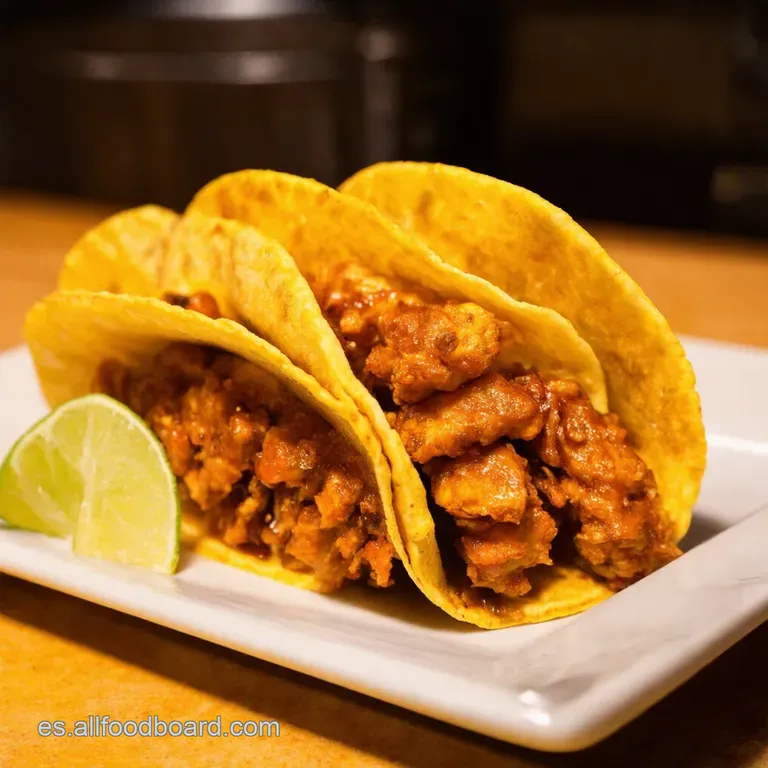 Tacos Al Pastor Sabor Aut&eacute;ntico presentation