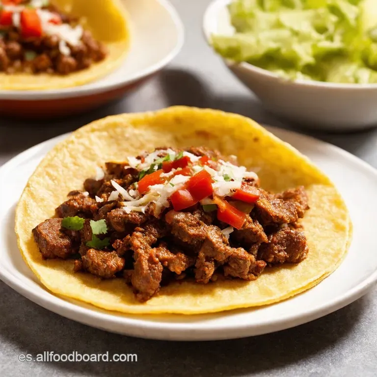 Tacos de Carne Picada a la Mexicana